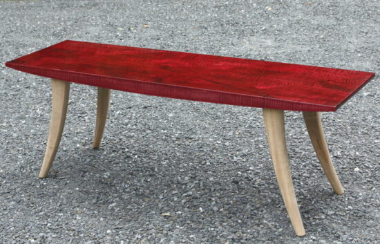 ruby red bench